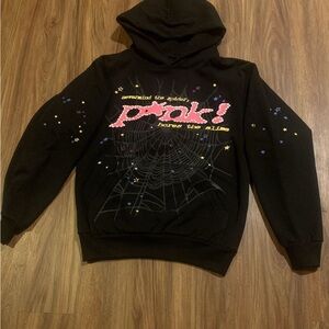 Black Cosmic Splatter Hoodie Sweatshirt